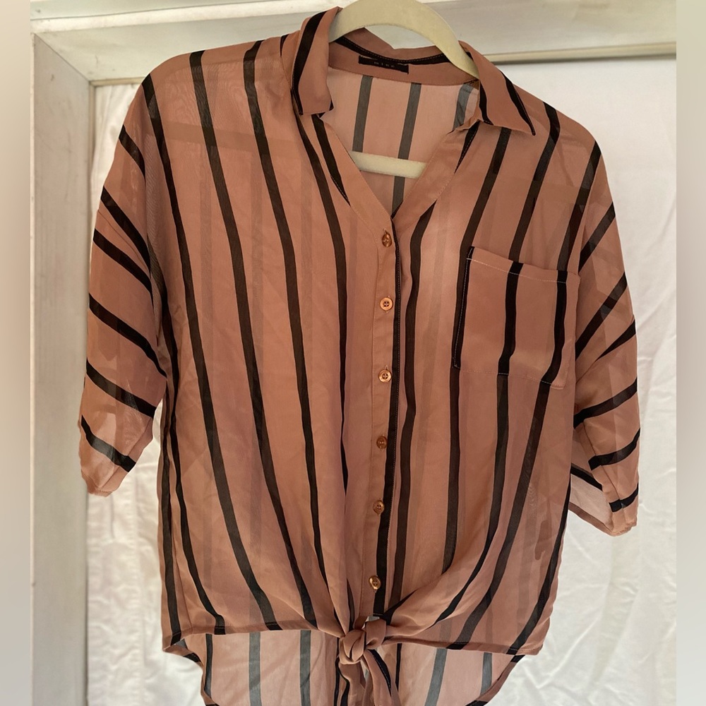 Woman’s sheer top